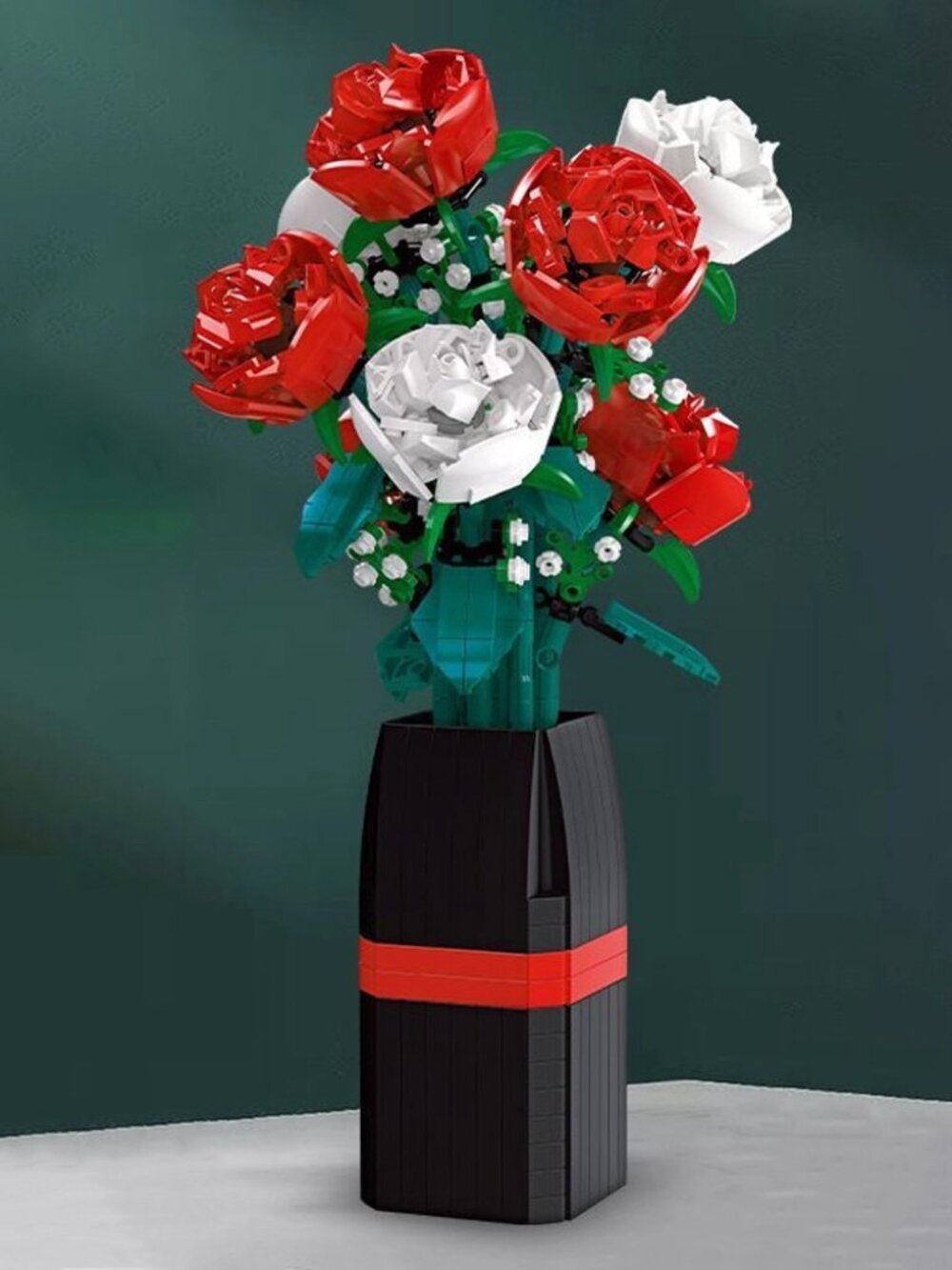Botanical Collection Rose 92365 878Pcs Building Blocks